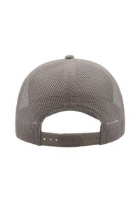 ATLANTIS - Rapper Faux Suede 5 Panel Trucker Cap. Kolor: szary. Materiał: poliester