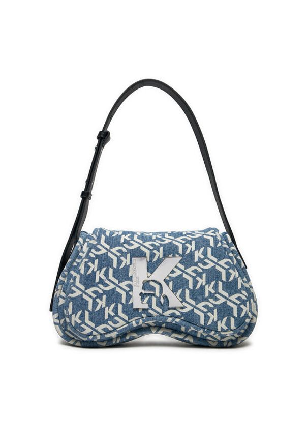 Karl Lagerfeld Jeans Torebka 241J3019 Niebieski. Kolor: niebieski