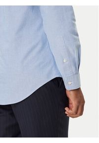 Polo Ralph Lauren Koszula Cupdppcs 710792041002 Błękitny Custom Fit. Typ kołnierza: polo. Kolor: niebieski. Materiał: bawełna