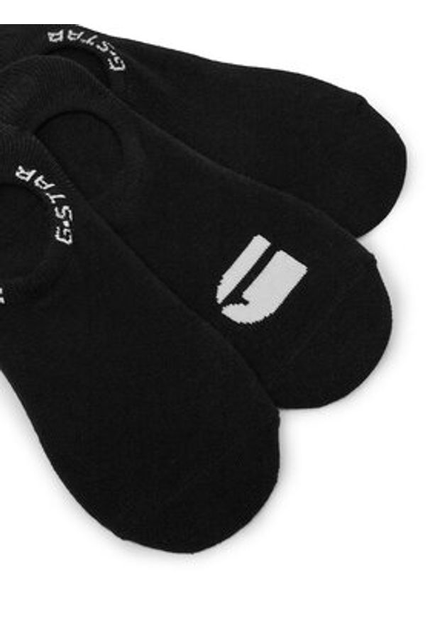 G-Star RAW - G-Star Raw Stopki AS_G-STAR_S_020_SS25 (3-PACK) Czarny. Kolor: czarny. Materiał: bawełna