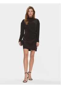 Calvin Klein Sukienka codzienna K20K206110 Czarny Regular Fit. Okazja: na co dzień. Kolor: czarny. Materiał: syntetyk. Typ sukienki: proste. Styl: casual #4