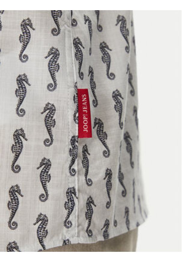 JOOP! Jeans Koszula 15 JJSH-138Hanson 30045983 Beżowy Modern Fit. Kolor: beżowy. Materiał: bawełna