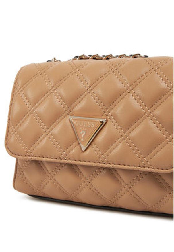 Guess Torebka HWQG87 48740 Beżowy. Kolor: beżowy. Materiał: skórzane