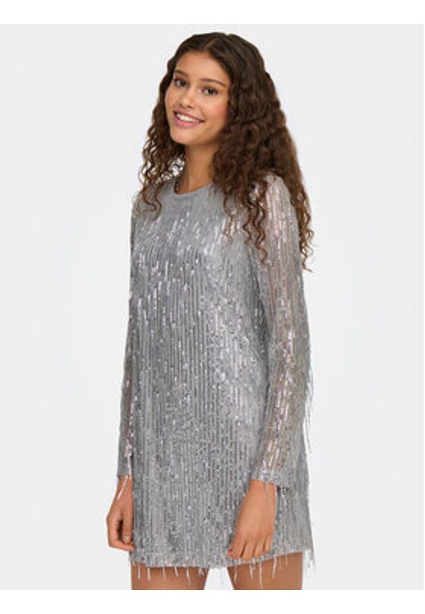 only - ONLY Sukienka koktajlowa Anika 15336062 Niebieski Regular Fit. Kolor: niebieski. Materiał: syntetyk. Styl: wizytowy