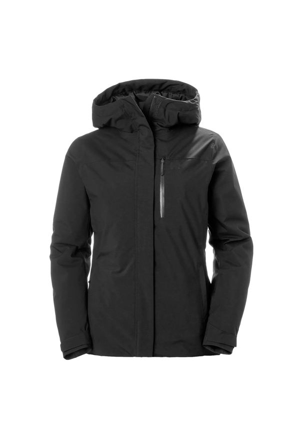 Damska kurtka narciarska Helly Hansen Snowplay. Kolor: czarny. Sezon: zima. Sport: narciarstwo