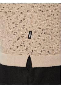 BOSS Koszula H-Nappo 50560494 Beżowy Regular Fit. Kolor: beżowy. Materiał: bawełna #3