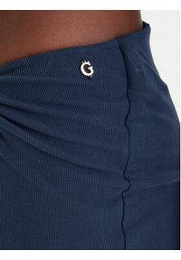 Guess Spódnica maxi W6GD15 K2936 Granatowy Slim Fit. Kolor: niebieski #4