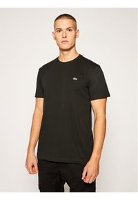 Lacoste T-Shirt TH2038 Czarny Regular Fit. Kolor: czarny. Materiał: bawełna