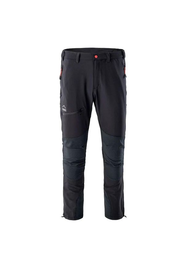 Elbrus - Męskie Spodnie Softshell Pro Guard. Kolor: czarny. Materiał: softshell