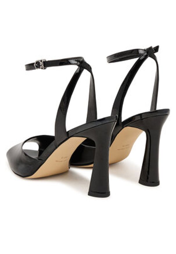 MICHAEL Michael Kors Sandały Rosie High 40S6RSHS1A Czarny. Kolor: czarny. Materiał: skóra