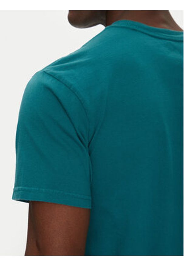 Quiksilver T-Shirt EQYZT08035 Zielony Regular Fit. Kolor: zielony. Materiał: bawełna