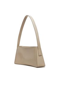 Calvin Klein Torebka Refined Sculpt K60K612574 Beżowy. Kolor: beżowy. Materiał: skórzane #5