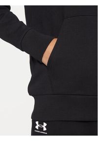 Under Armour Bluza Ua Rival Fleece Big Logo 1379501 Czarny Loose Fit. Kolor: czarny. Materiał: bawełna #5