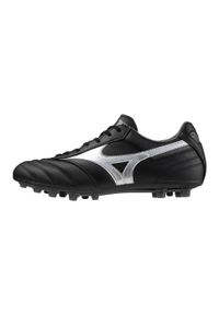 Buty piłkarskie Mizuno Morelia Pro AG. Kolor: czarny, szary, wielokolorowy. Sport: piłka nożna #2