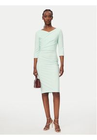 Rinascimento Sukienka koktajlowa CFC0127699003 Zielony Slim Fit. Kolor: zielony. Materiał: syntetyk. Styl: wizytowy #6