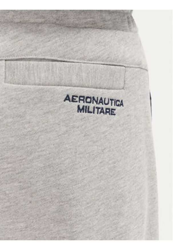 Aeronautica Militare Spodnie dresowe 251PF965F581 Szary Regular Fit. Kolor: szary. Materiał: bawełna