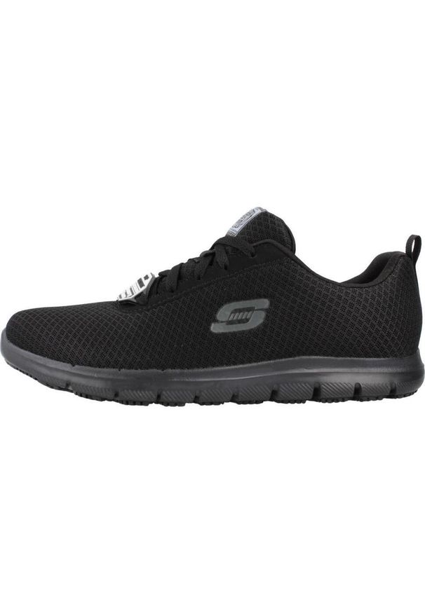 skechers - Buty do chodzenia damskie Skechers Ghenter Bronaught. Kolor: czarny. Materiał: guma, syntetyk, tkanina, materiał. Model: Skechers Sport. Sport: turystyka piesza
