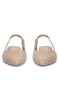 Sergio Bardi Baleriny WFA1572-21Z-SB Beżowy. Kolor: beżowy. Materiał: lakier, skóra #2