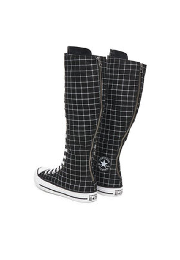 Converse Trampki Chuck Taylor All Star XXHi Plaid A13019C Czarny. Kolor: czarny. Materiał: materiał