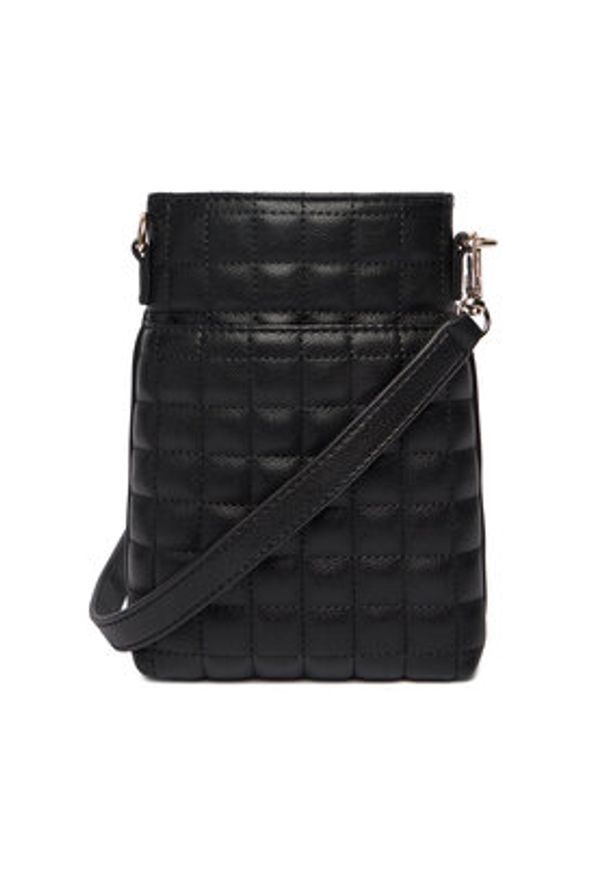 Guess Torebka Nadira Travel TWQG84 24015 Czarny. Kolor: czarny. Materiał: skórzane