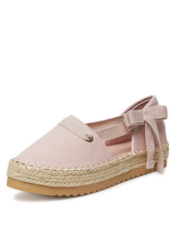 DeeZee Espadryle ZYLS093 Różowy. Kolor: różowy. Materiał: materiał