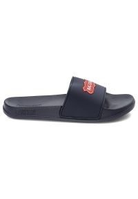 Big-Star - Granatowe Klapki Basenowe Big Star Unisex. Okazja: na plażę, na spacer, na co dzień. Kolor: niebieski. Sezon: lato. Styl: wakacyjny, sportowy, casual