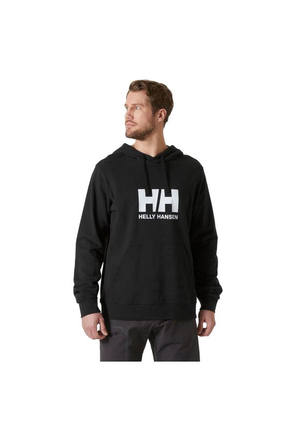 Bluza z kapturem Helly Hansen HH Logo 2.0. Typ kołnierza: kaptur. Kolor: czarny