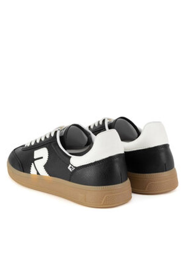 Rieker Revolution Lifestyle Sneakersy W2200-00 Czarny. Kolor: czarny. Materiał: skóra