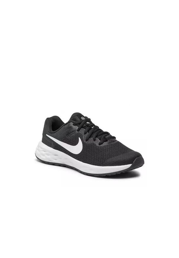 Obuwie Sportowe Dziecięce Nike Revolution 6 DD1096 003 Czarny. Zapięcie: sznurówki. Kolor: czarny. Materiał: guma, materiał, tkanina, syntetyk. Szerokość cholewki: normalna. Model: Nike Revolution