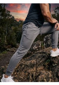Sinsay - Spodnie jogger sportowe - szary. Kolor: szary. Styl: sportowy #1