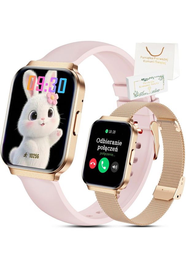 Gravity Zegarek dziecięcy SMARTWATCH Gravity na Komunię GT-44-2 RG/RG/PK. Rodzaj zegarka: smartwatch