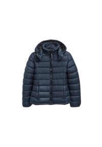 Damska kurtka puchowa Pepe Jeans Alexa. Kolor: wielokolorowy, niebieski, biały. Materiał: puch #1