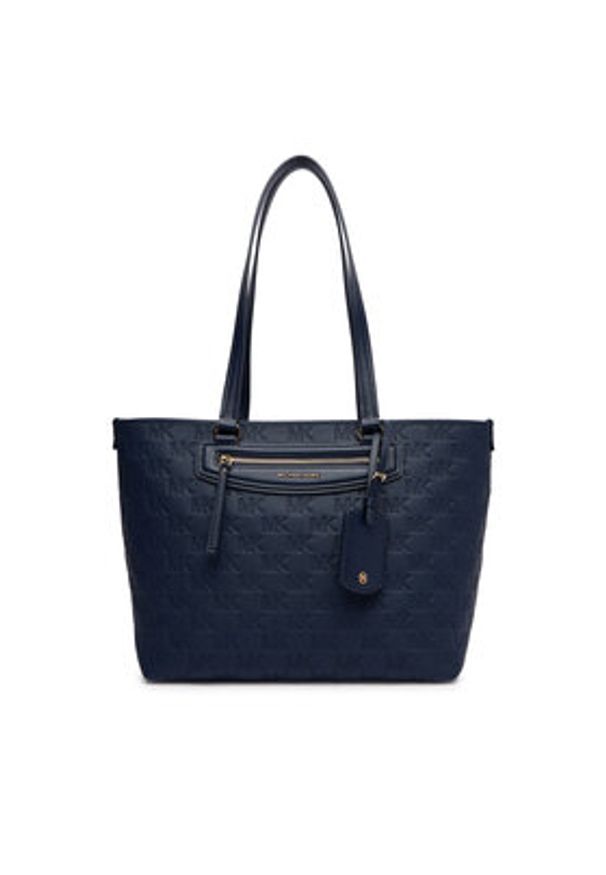 MICHAEL Michael Kors Torebka Jet Ser 30S6GTVT6B Granatowy. Kolor: niebieski. Materiał: skórzane