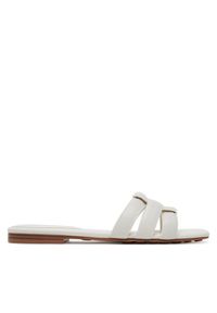 Aldo Klapki Gotosandal 13966710 Biały. Kolor: biały. Materiał: skóra
