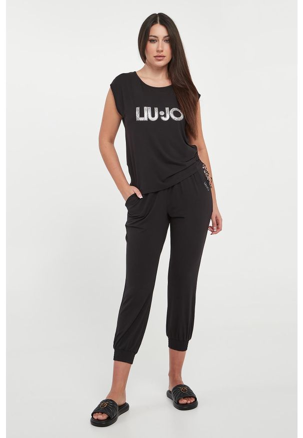 Liu Jo - T-shirt damski z logo LIU JO