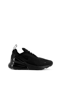Buty do chodzenia damskie Nike W Air Max 270. Zapięcie: sznurówki. Kolor: czarny. Materiał: materiał, syntetyk, tkanina. Szerokość cholewki: normalna. Model: Nike Air Max. Sport: turystyka piesza