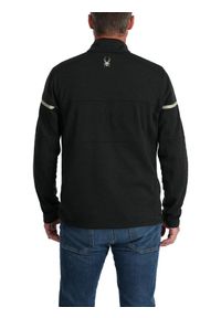 Bluza polarowa męska Spyder Speed Fleece 1/2 Zip. Kolor: czarny. Materiał: polar. Sezon: zima. Sport: narciarstwo