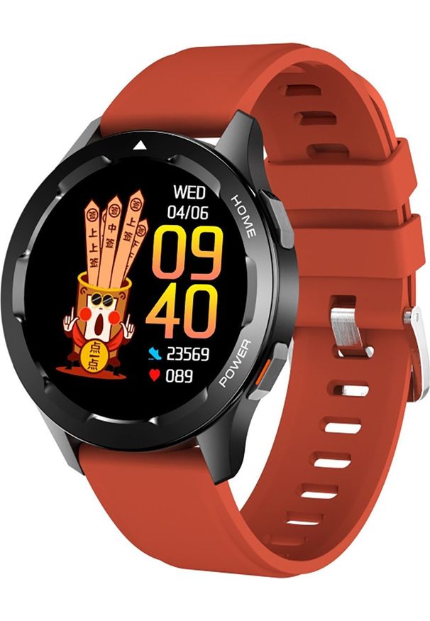 Smartwatch Hagen Smartwatch męski Hagen HC30.24.535.534-SET czerwony pasek. Rodzaj zegarka: smartwatch. Kolor: czerwony