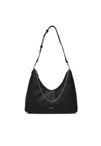 Calvin Klein Torebka Emblem Hw Pebble Shoulder Bag LV04F3495G Czarny. Kolor: czarny. Materiał: skórzane #3