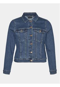 Vero Moda Curve Kurtka jeansowa Runa 10285010 Niebieski Regular Fit. Kolor: niebieski. Materiał: bawełna #5