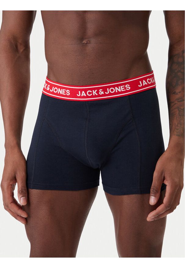 Jack & Jones Slipy Jachector 12295149 Kolorowy. Materiał: bawełna. Wzór: kolorowy