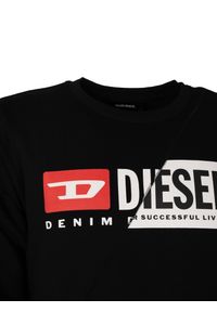 Diesel Bluza "S-Girk" | A00349-0IAJH-900 | Mężczyzna | Czarny. Okazja: na co dzień. Kolor: czarny. Materiał: bawełna. Wzór: nadruk. Styl: sportowy, casual, klasyczny, elegancki #5