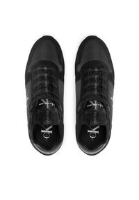 Calvin Klein Jeans Sneakersy Runner Sock Laceup Ny-Lth YM0YM00553 Czarny. Kolor: czarny. Materiał: zamsz, skóra #2