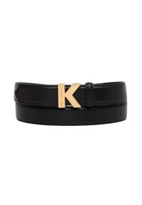 Karl Lagerfeld - KARL LAGERFELD Czarny pasek K/lock. Kolor: czarny #3
