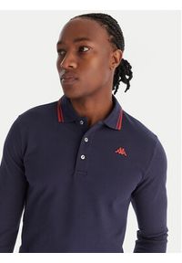 Robe di Kappa Polo Gord 6006570 Granatowy Slim Fit. Typ kołnierza: polo. Kolor: niebieski. Materiał: bawełna #3