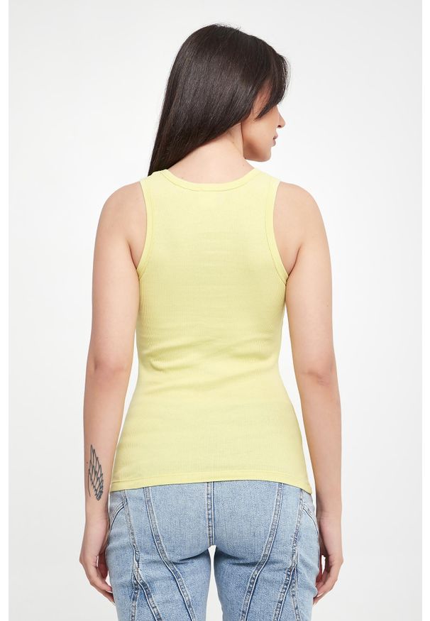 Pinko - Top damski prążkowany Calcolatore PINKO. Materiał: prążkowany