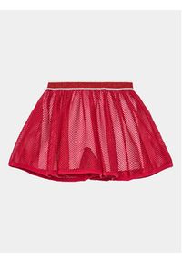Guess Spódnica K4RD01 KACZ0 Czerwony Regular Fit. Kolor: czerwony. Materiał: syntetyk