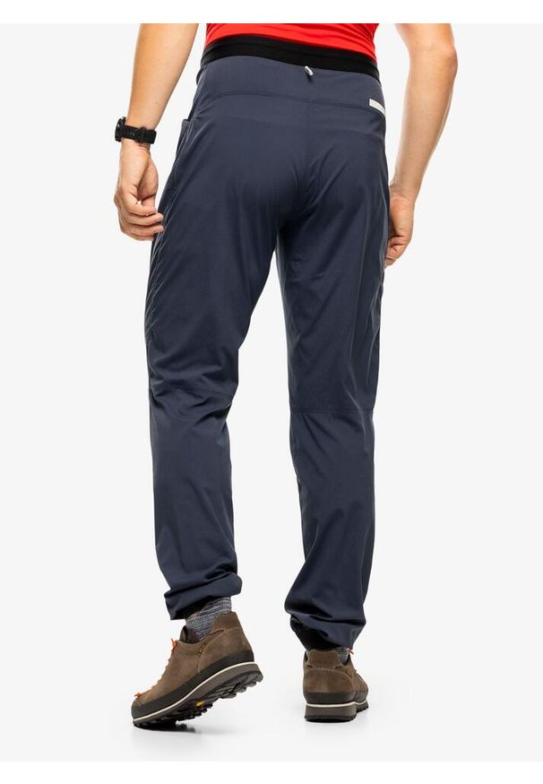 Haglöfs - Spodnie softshell męskie Haglofs L.I.M Fuse Pant. Kolor: niebieski. Materiał: softshell. Sport: turystyka piesza