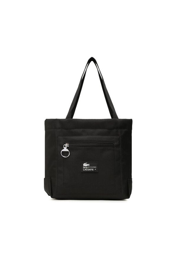 Lacoste Torebka S Shopping Bag NF4197WE Czarny. Kolor: czarny