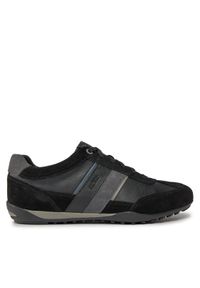 Geox Sneakersy U Wells C U52T5C 022ME C9B4N Czarny. Kolor: czarny. Materiał: zamsz, skóra #1